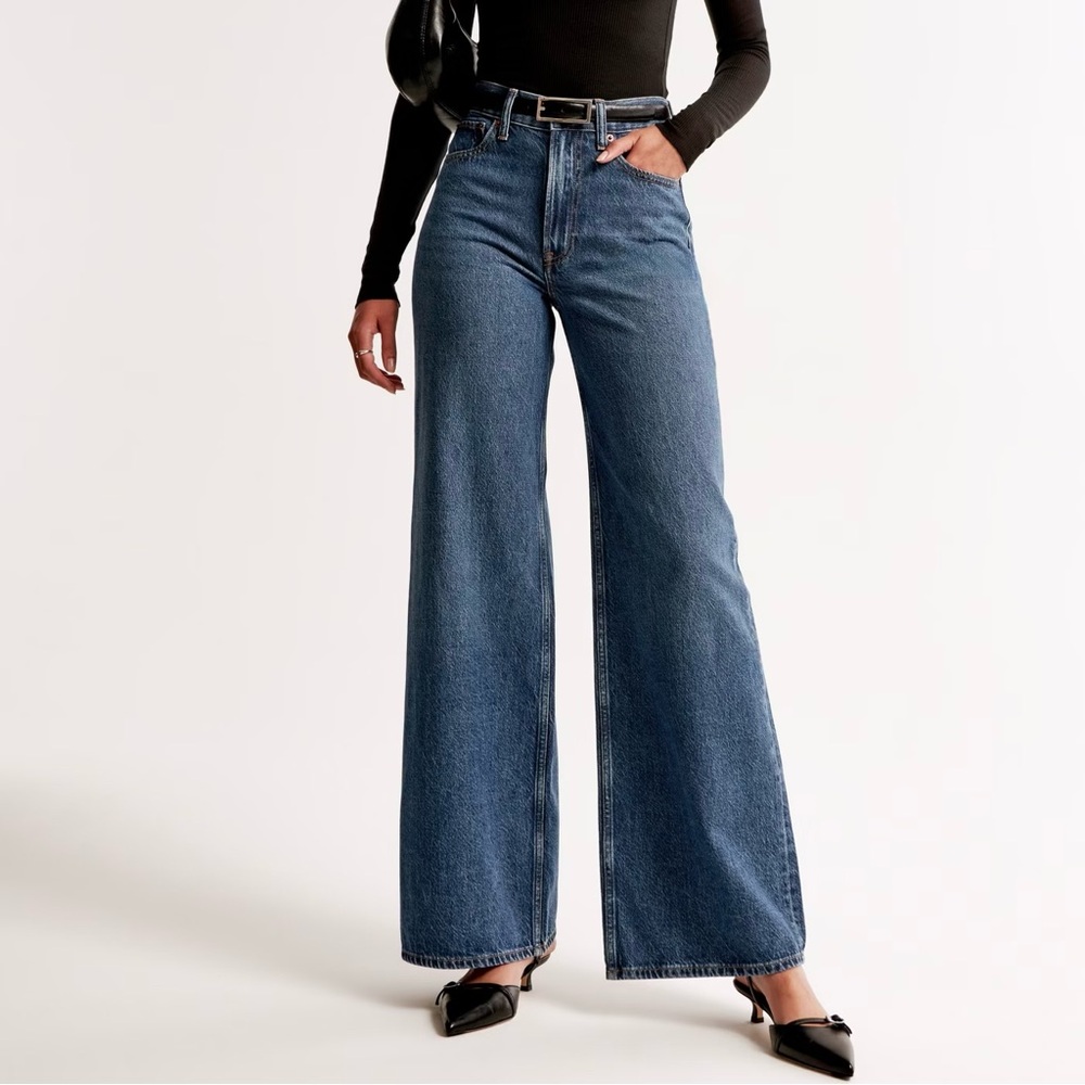 Abercrombie & Fitch Blue Flare Jeans